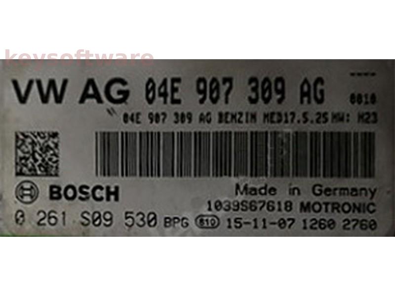 ECU VW Beetle 1.4 04E907309AG 0261S09530 MED17.5.25 H23 {
