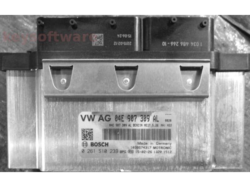 ECU VW Polo 1.0 04E907309AL 0261S10239 ME17.5.26 H22 {