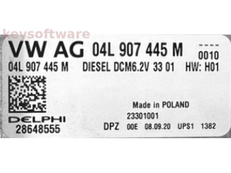 ECU VW Crafter 2.0TDI 04L907445M 28648555 DCM6.2V H01 {