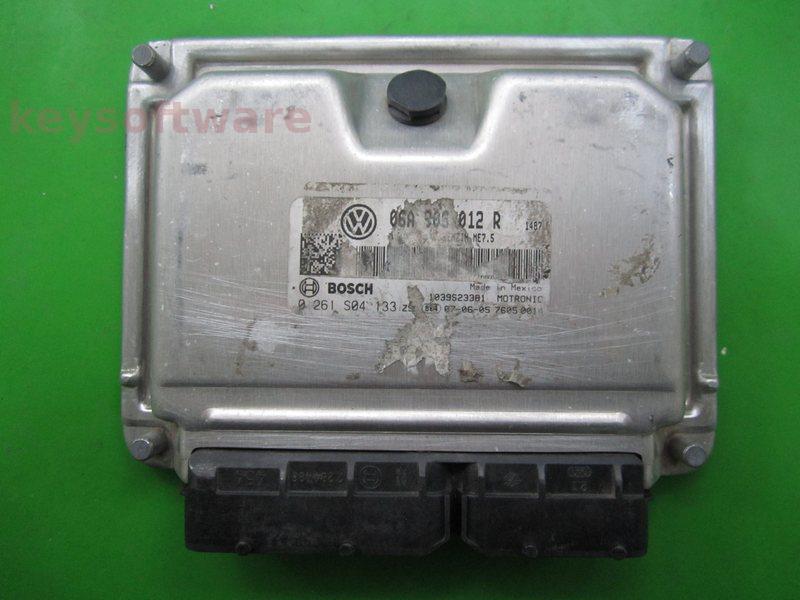 ECU VW Beetle 1.8 06A906012R 0261S04133 ME7.5 AWU