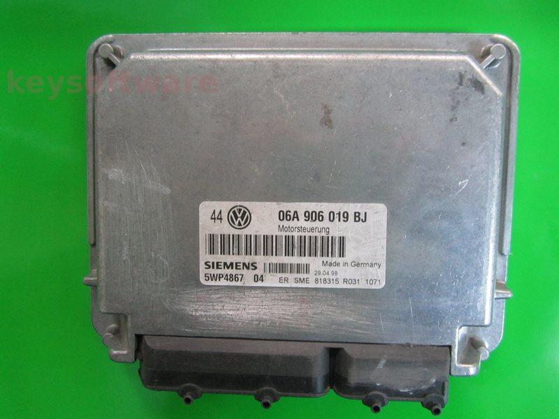 ECU VW Golf4 1.6 06A906019BJ 5WP4867 SIMOS 2.1B AKL