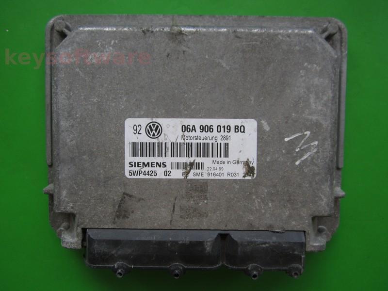 ECU VW Bora 1.6 06A906019BQ 5WP4425 SIMOS 2.1B AKL