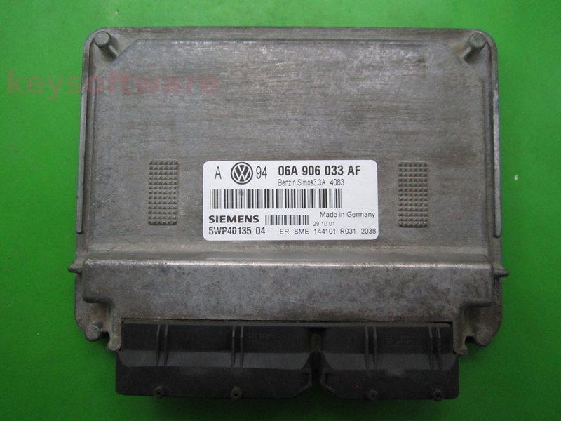 ECU VW Bora 1.6 06A906033AF 5WP40135 SIMOS 3.3A