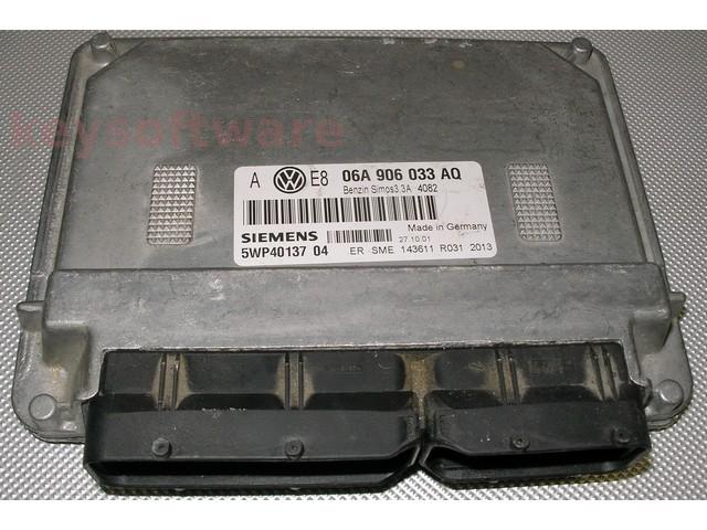ECU VW Bora 1.6 06A906033AQ 5WP40137 SIMOS 3.3A {