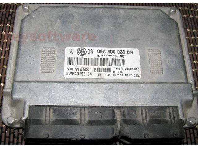 ECU VW Bora 1.6 06A906033BN 5WP40193 SIMOS 3.3A {+