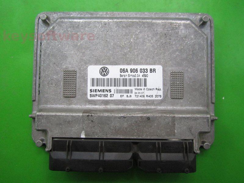 ECU VW Beetle 1.6 06A906033BR 5WP40162 SIMOS3.3A