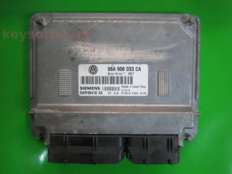 ECU VW Golf5 1.6 06A906033CA 5WP40410 SIMOS 7.1 BGU