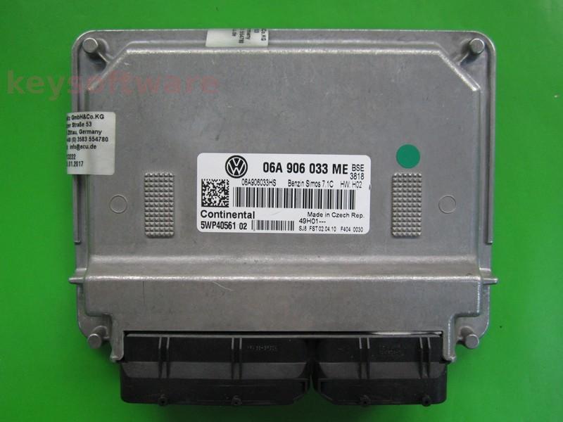 ECU VW Caddy 1.6 06A906033ME 5WP40561 SIMOS 7.1C }