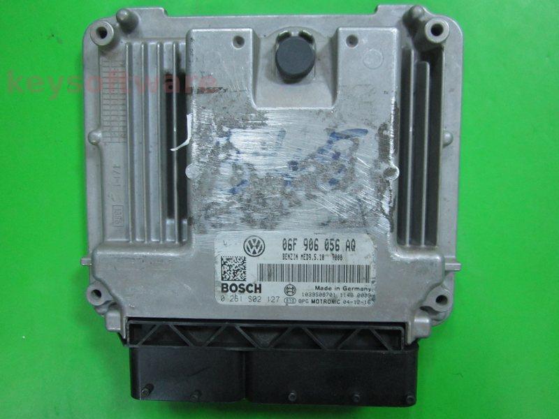 ECU VW Golf Plus 2.0 06F906056AQ 0261S02127 MED9.5.10 BLY