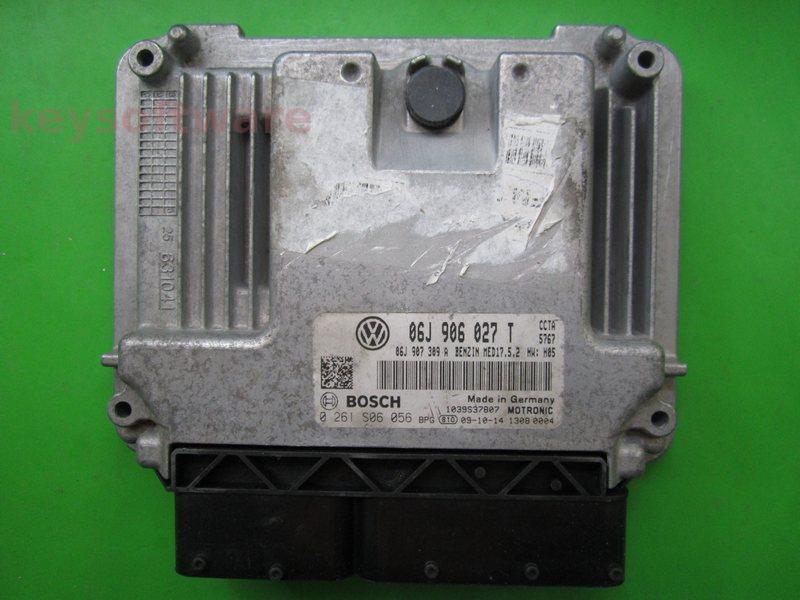 ECU VW Eos 1.8 06J906027T 0261S06056 MED17.5.2 CCTA H05