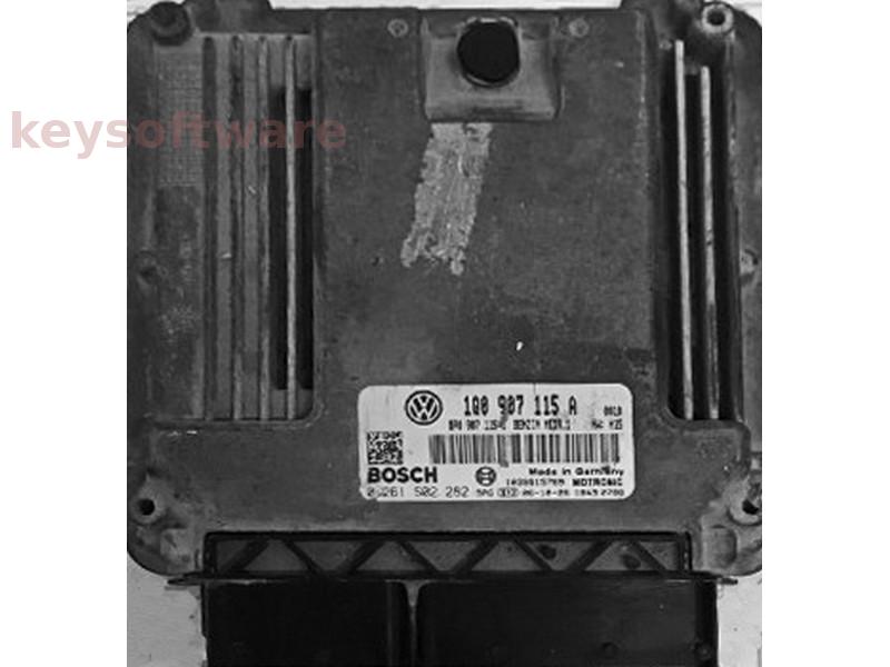 ECU VW Eos 2.0 1Q0907115A 0261S02282 MED9.1 {