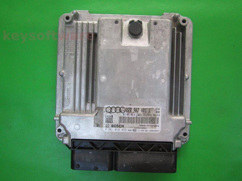 ECU Audi A4 3.0TDI 8R0907401J 0281016453 EDC17CP14 CCWA H14