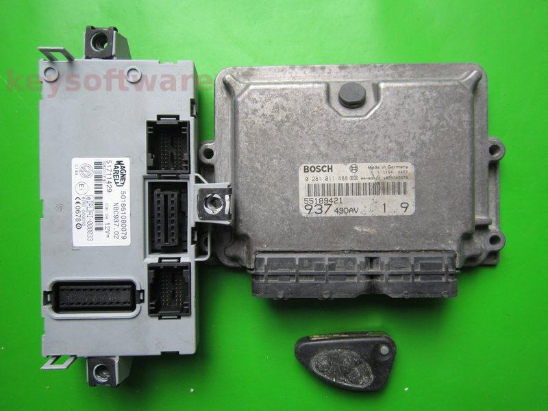KIT Alfa Romeo 147 1.9JTD 55189421 0281011488 EDC15C7