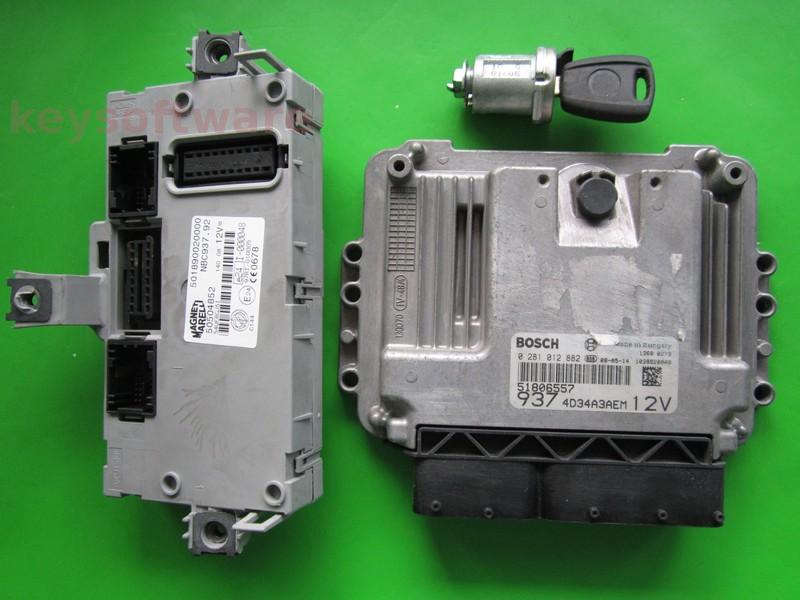 KIT Alfa Romeo 147 1.9JTD 51806557 0281012882 EDC16C39