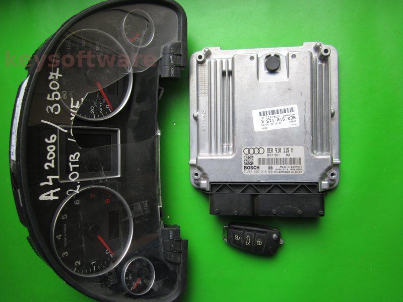 KIT Audi A4 2.0 8E910115K 0261S02210 MED9.1 BWE