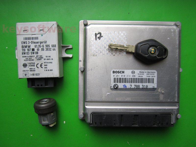 KIT Bmw X5 3.0D 7788310 0281010314 EDC15C4 E53