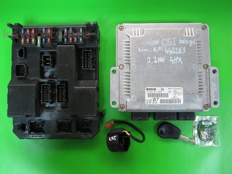 KIT Citroen C5 2.2HDI 9648715080 0281011394 EDC15C2 3C
