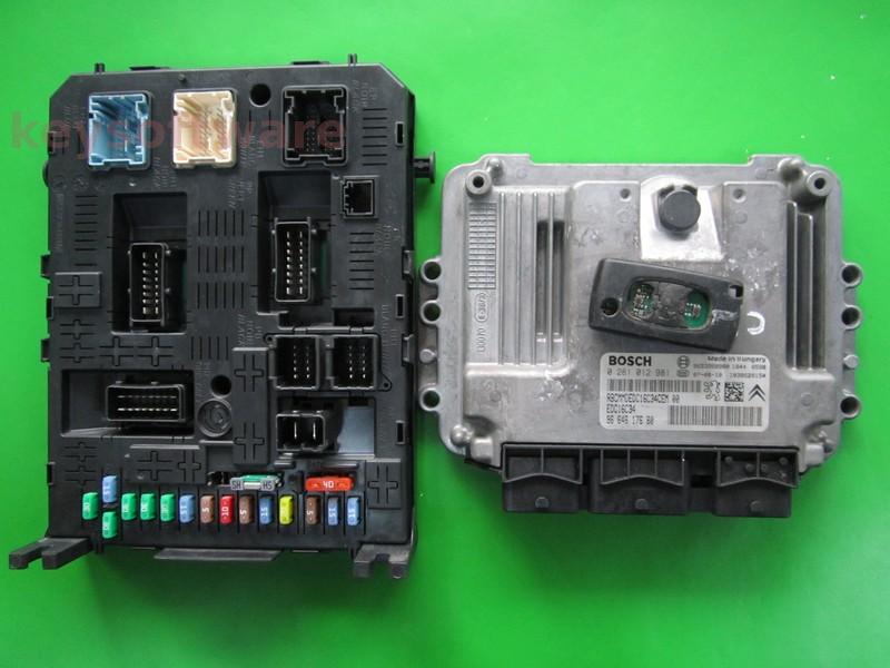 KIT Citroen C4 1.6HDI 9664617680 0281012981 EDC16C34 9HZ
