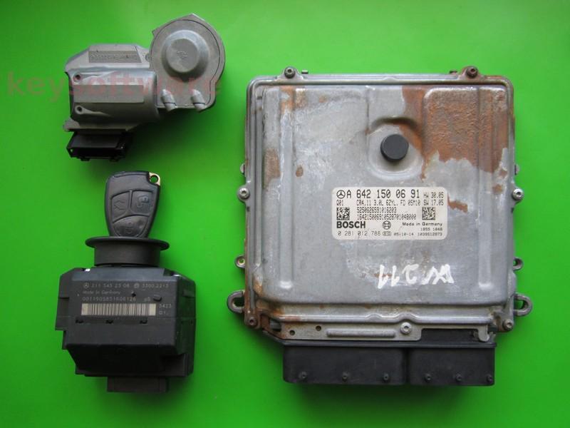 KIT Mercedes E 2.8CDI A6421500691 0281012788 EDC16CP31