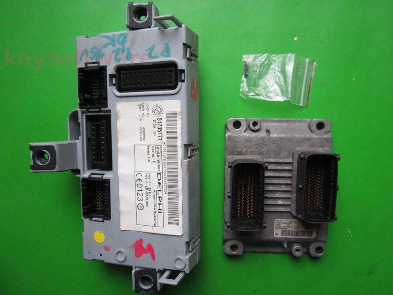KIT Fiat Punto 1.2 55188599 0261208030 ME7.3H4