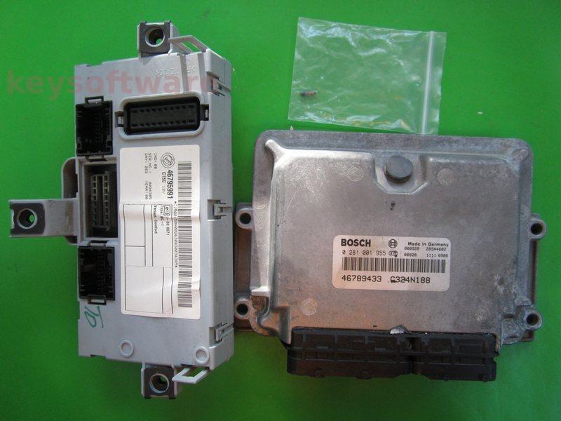 KIT Fiat Punto 1.9JTD 46789433 0281001955 EDC15C7