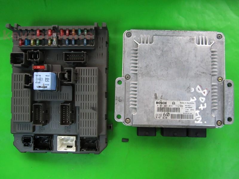 KIT Fiat Ulysse 2.0JTD 9646719280 0281011033 EDC15C2 3C RHW