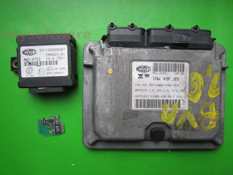 KIT Fiat Bravo 1.6 46551831 6160043800 IAW 49F.B9