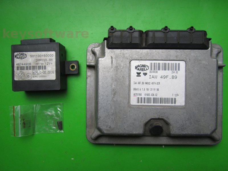 KIT Fiat Bravo 1.6 46761565 6160043802 IAW 49F.B9