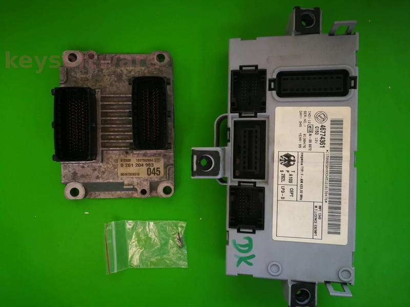 KIT Fiat Punto 1.2 46782631 0261204983 ME3.1_ME2.1