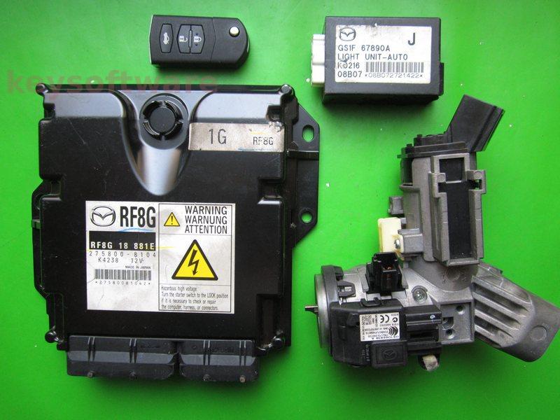 KIT Mazda 6 2.0D RF8G18881E 275800-8104 RF8G