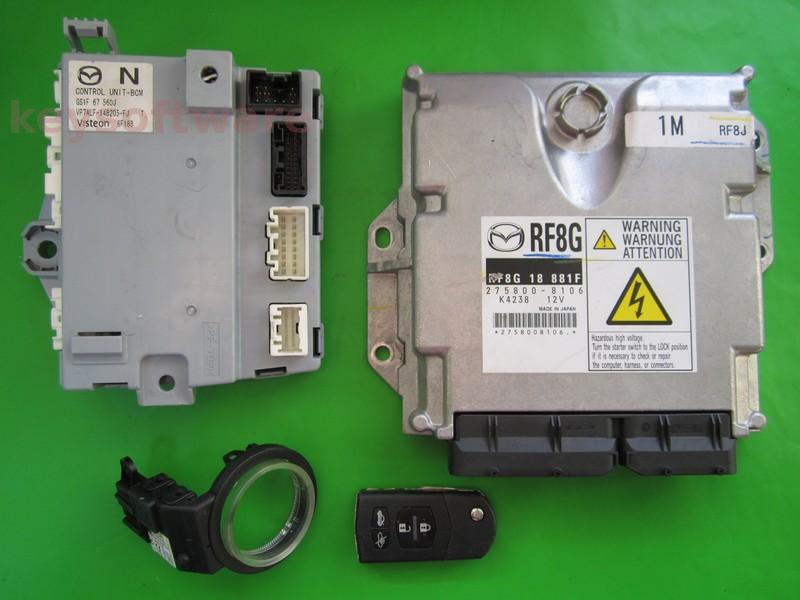 KIT Mazda 6 2.0D RF8G18881F 275800-8106 RF8G