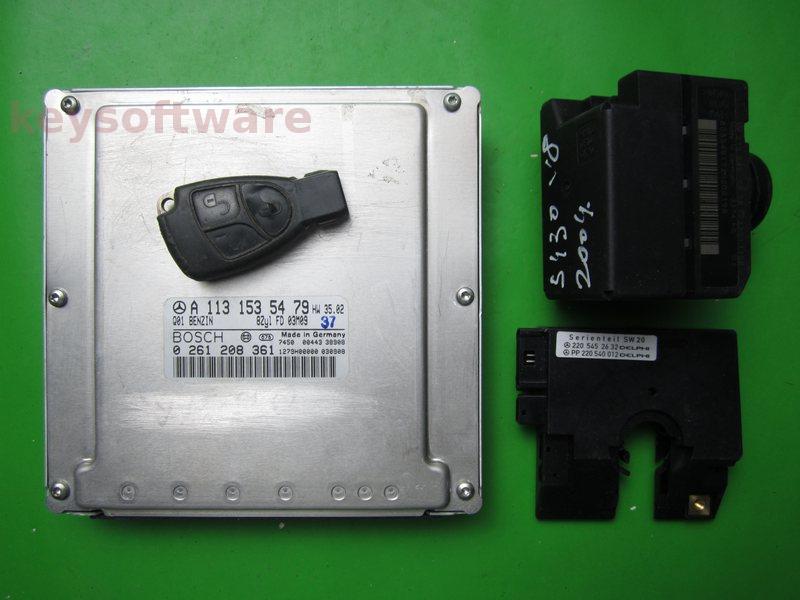 KIT Mercedes S 4.3 A1131535479 0261208361 ME2.8