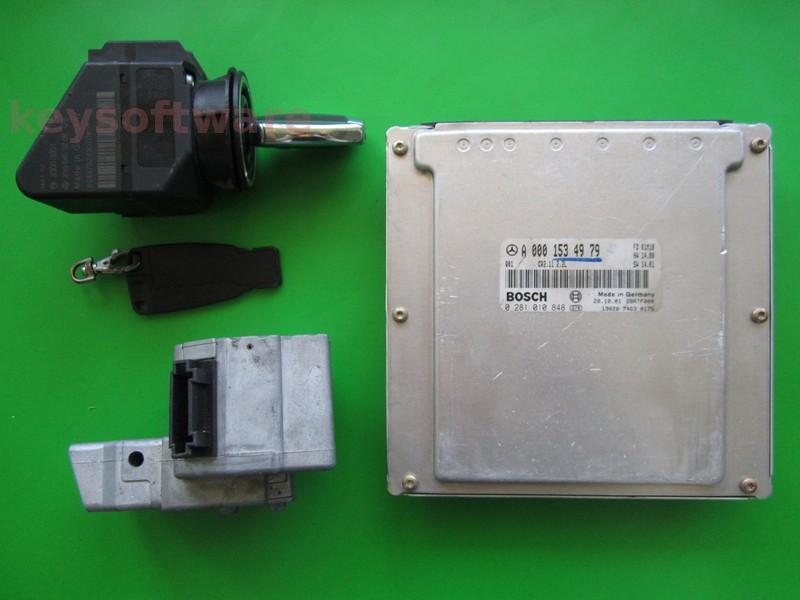 KIT Mercedes E 2.2CDI A0001534979 0281010848 EDC15C6