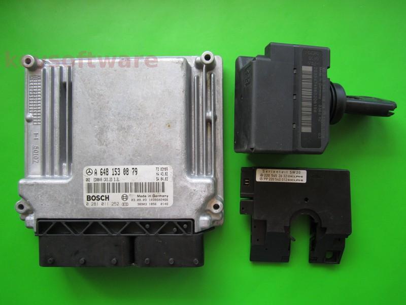 KIT Mercedes S 3.2CDI A6481530879 0281011252 EDC16C2