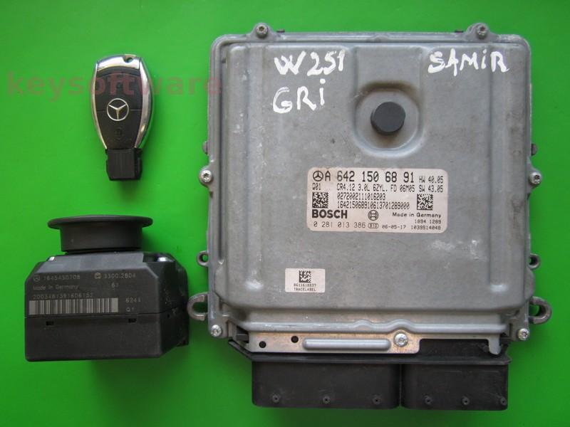 KIT Mercedes R 3.0CDI A6421506891 0281013386 EDC16CP31 }