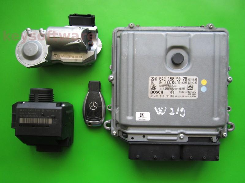 KIT Mercedes CLS 3.2CDI A6421509078 0281013704 EDC16CP31