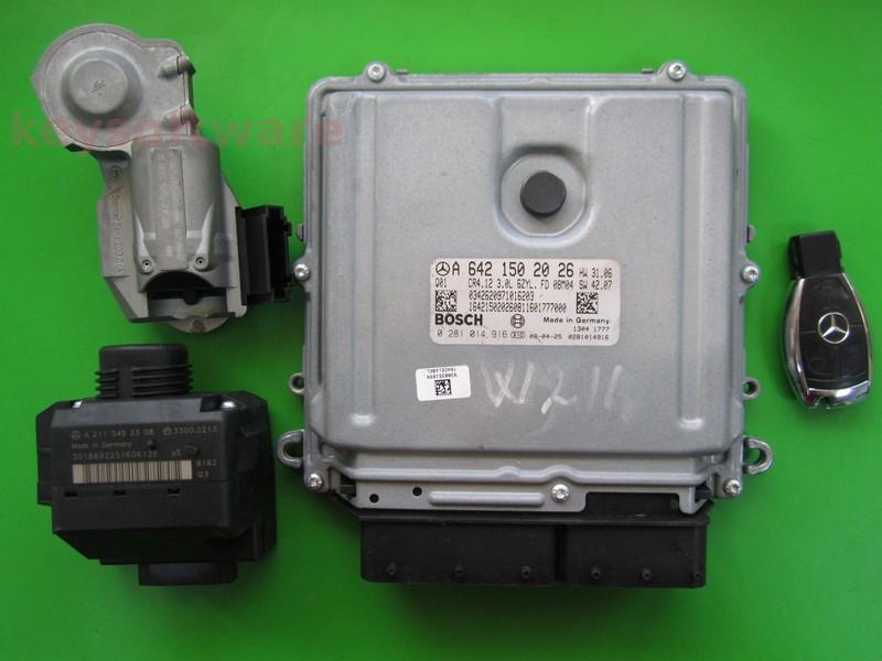 KIT Mercedes E 3.2CDI A6421502026 0281014916 EDC16CP31