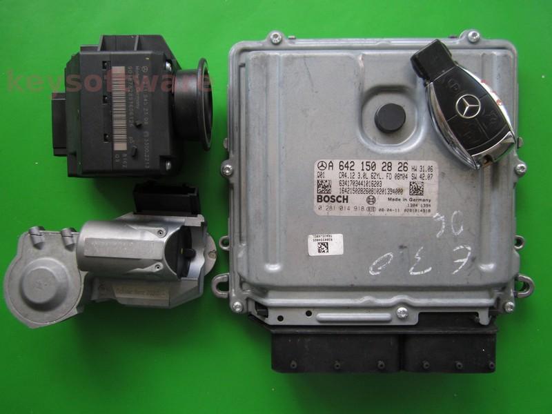 KIT Mercedes E 3.0CDI A6421502826 0281014918 EDC16CP31