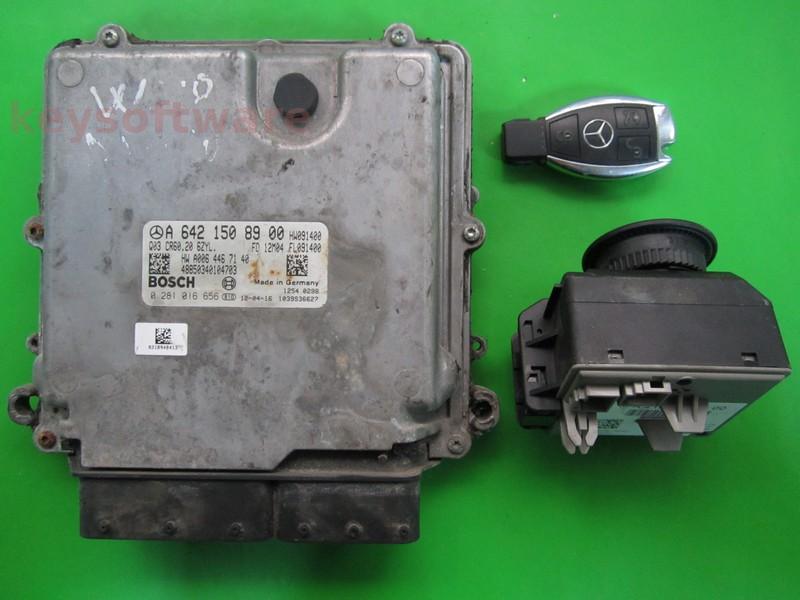 KIT Mercedes CLS 3.5CDI A6421508900 0281016656 CR60.20 EDC17CP46