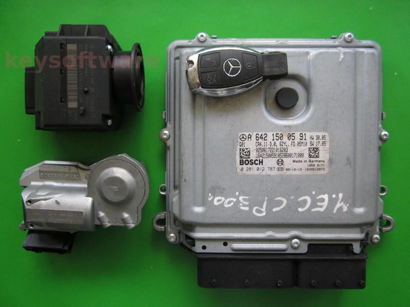 KIT Mercedes E 3.0D A6421500591 0281012787 EDC16CP31