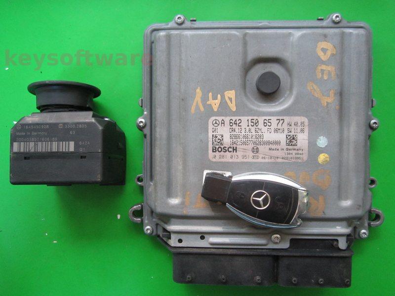 KIT Mercedes R 3.0CDI A6421506577 0281013951 CR4.12 EDC16CP31