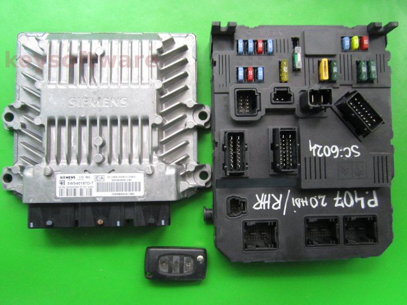 KIT Peugeot 407 2.0HDI 9656061280 5WS40167D-T SID803