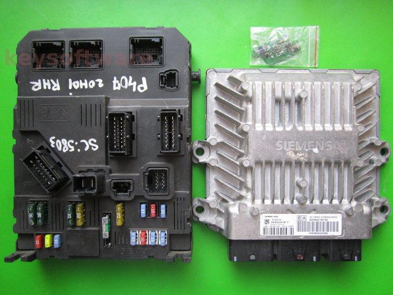 KIT Peugeot 407 2.0HDI 9660780780 5WS40261B-T SID803A