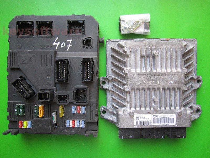 KIT Peugeot 407 2.0HDI 9655534080 5WS40264H-T SID803A