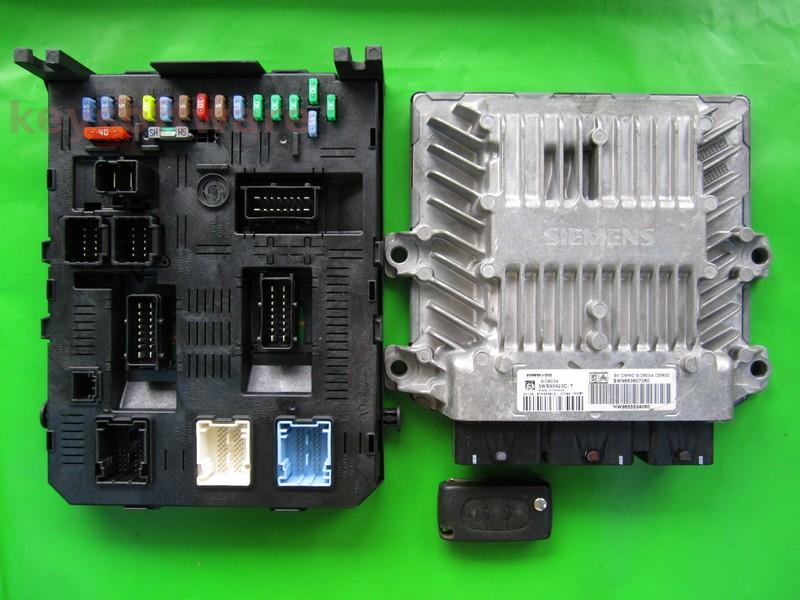 KIT Peugeot 407 2.0HDI 9663607080 5WS40423C-T SID803A