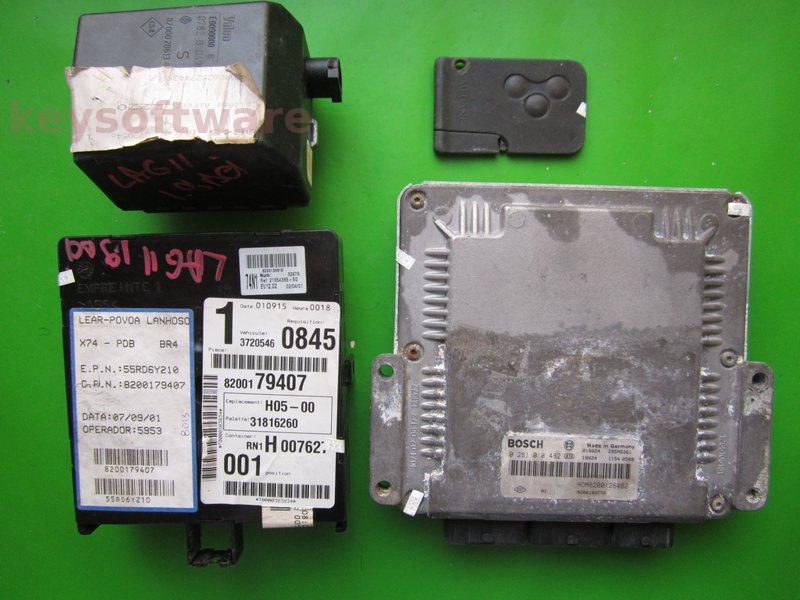 KIT Renault Laguna 1.9DCI 8200183770 0281010482 EDC15C3