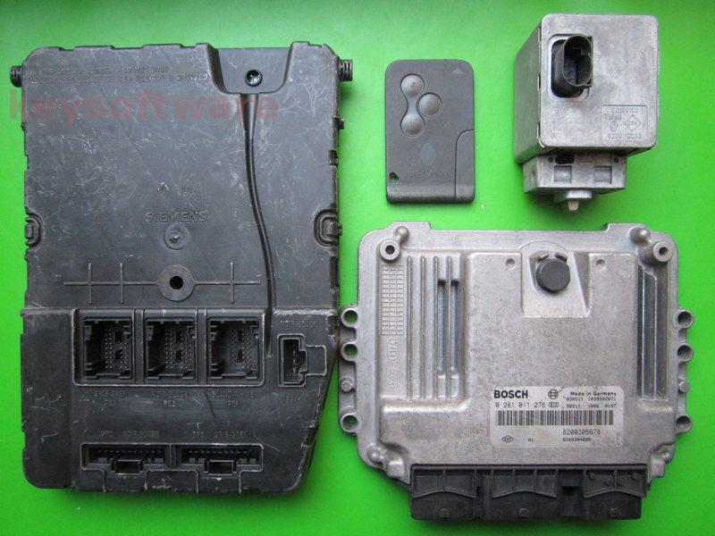 KIT Renault Megane 1.9DCI 8200304606 0281011276 EDC16C3