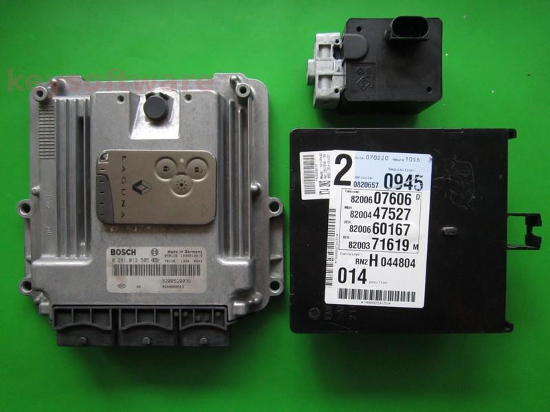 KIT Renault Laguna 2.0DCI 8200666513 0281013505 EDC16CP33