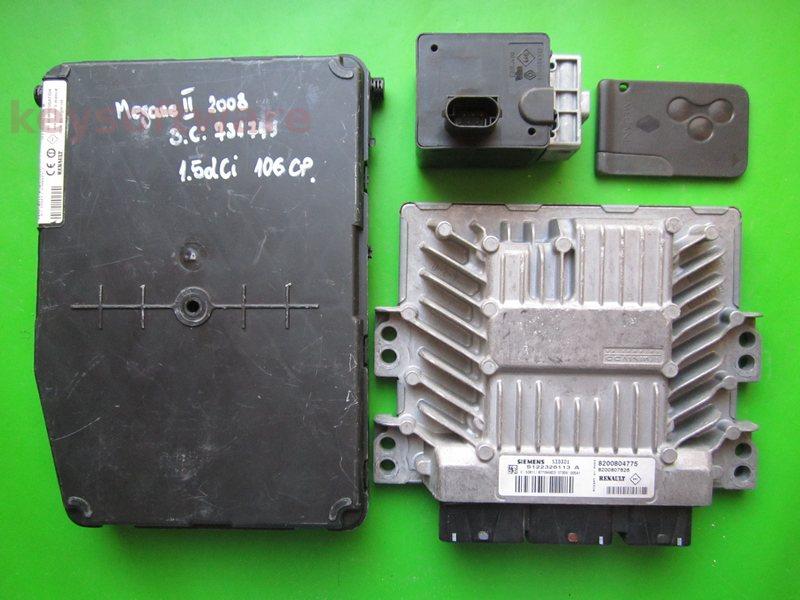 KIT Renault Megane 1.5DCI 8200804775 S122326113A SID301