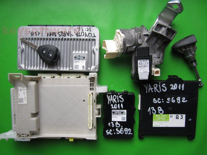 KIT Toyota Yaris 1.3 89661-0DF50 MB275400-5792